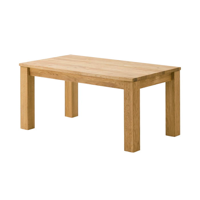 Stół dębowy rozkładany masywny z litego drewna dębowego 160x90 cm dla 8 osób Blox